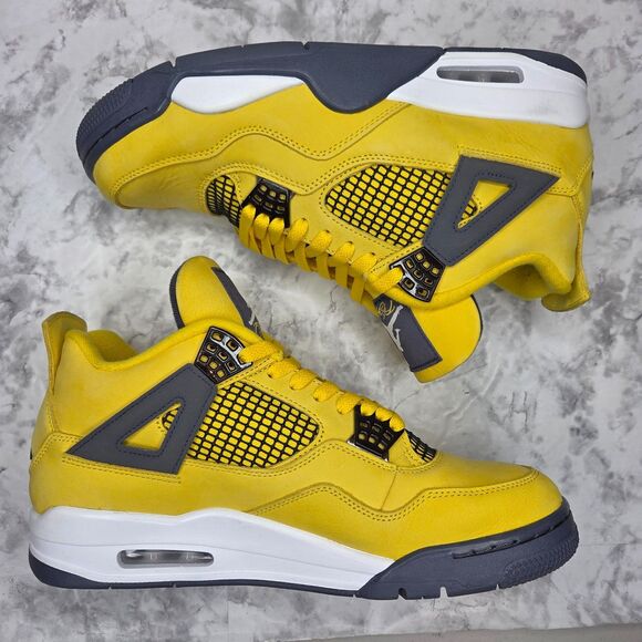 Nike Air Jordan 4 Retro Lightning 2021 Men's 10.5 CT8527-700 SUPER Clean - Picture 2 of 11